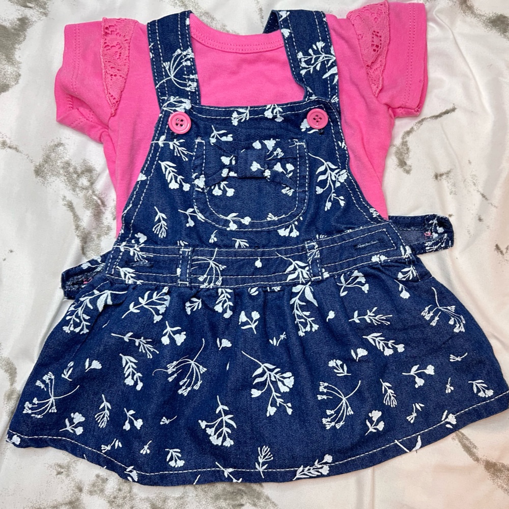 My Destiny Overall Dress 0-3M